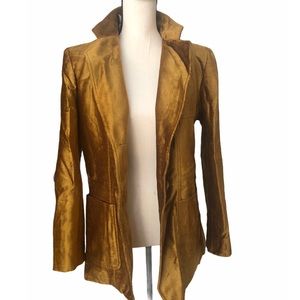 DKNY GOLD BLAZER-  Special Occasion / damage